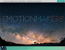 Tablet Screenshot of emotionmakers.com